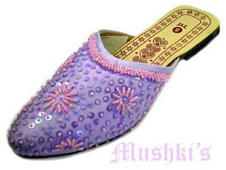 beaded slipper - click here for large view